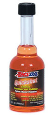 Quickshot keeps water in suspension in ethanoll based fuels. It other words: prevents phase separations.