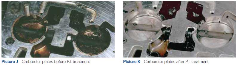 carburetor plates before and after amsoil pi clean up